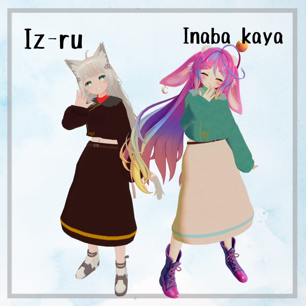 【3D衣装】~リニューアル!~ 中華っぽい洋服〈7アバター対応〉