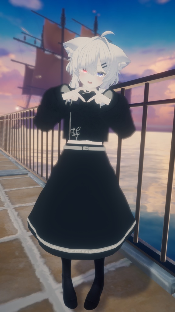 【3D衣装】~リニューアル!~ 中華っぽい洋服〈7アバター対応〉