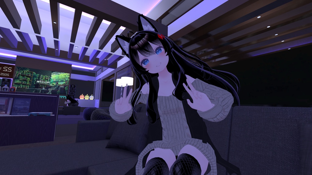 【3D衣装】【複数アバター対応】Sweet Cozy Sweater