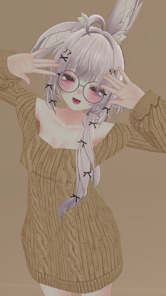 【3D衣装】【複数アバター対応】Sweet Cozy Sweater