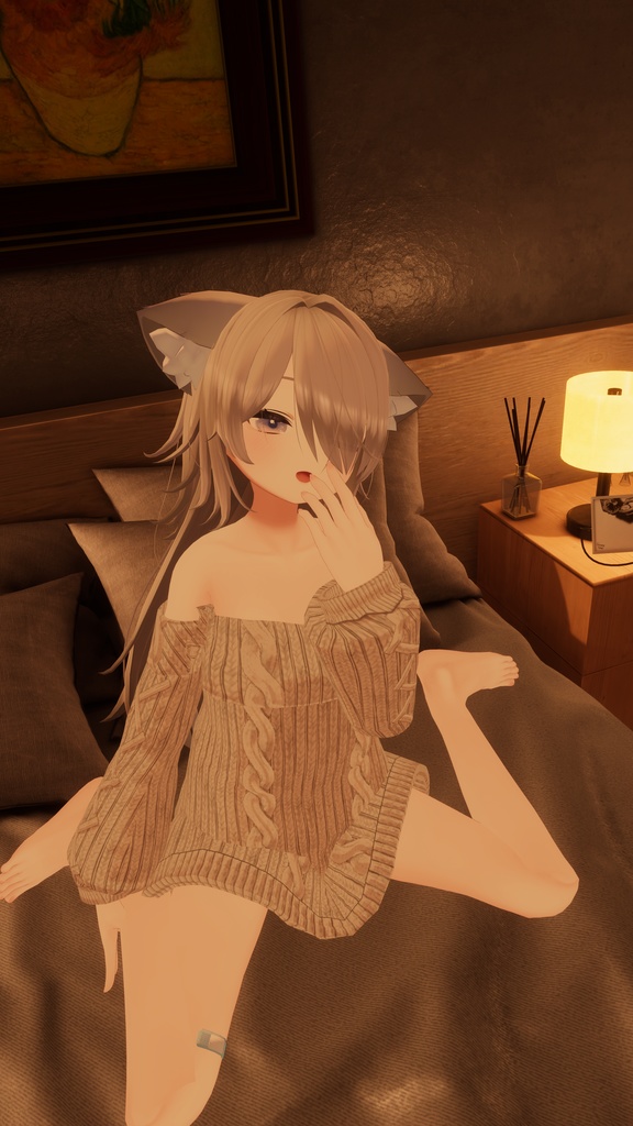 【3D衣装】【複数アバター対応】Sweet Cozy Sweater
