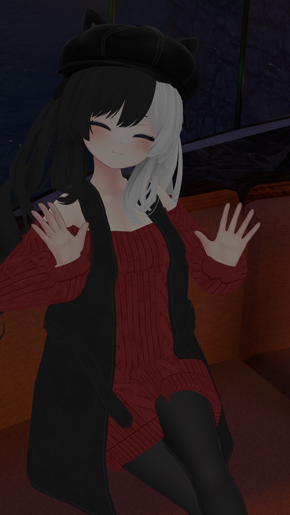 【3D衣装】【複数アバター対応】Sweet Cozy Sweater