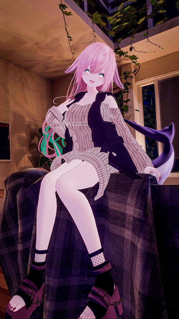 【3D衣装】【複数アバター対応】Sweet Cozy Sweater