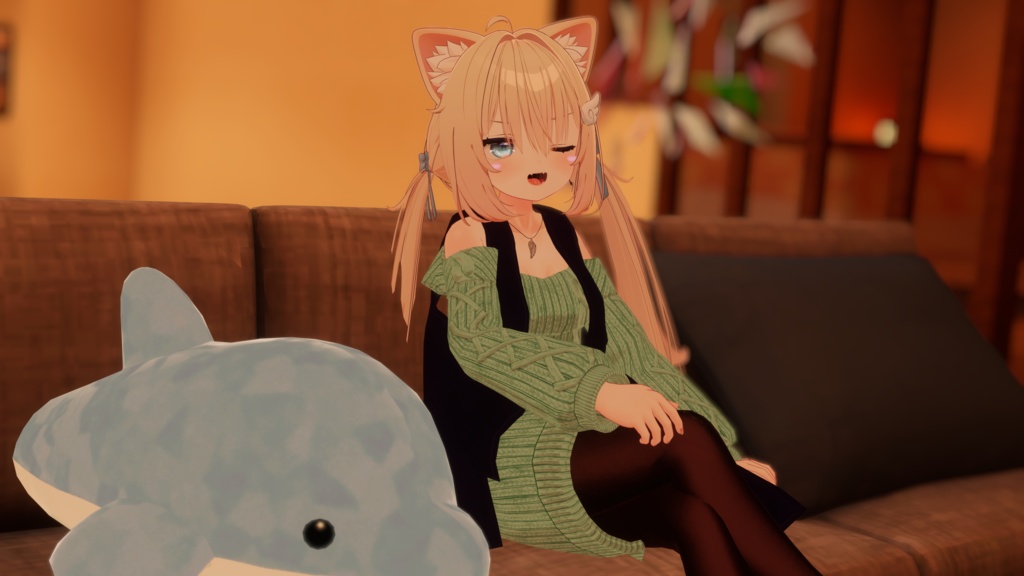 【3D衣装】【複数アバター対応】Sweet Cozy Sweater