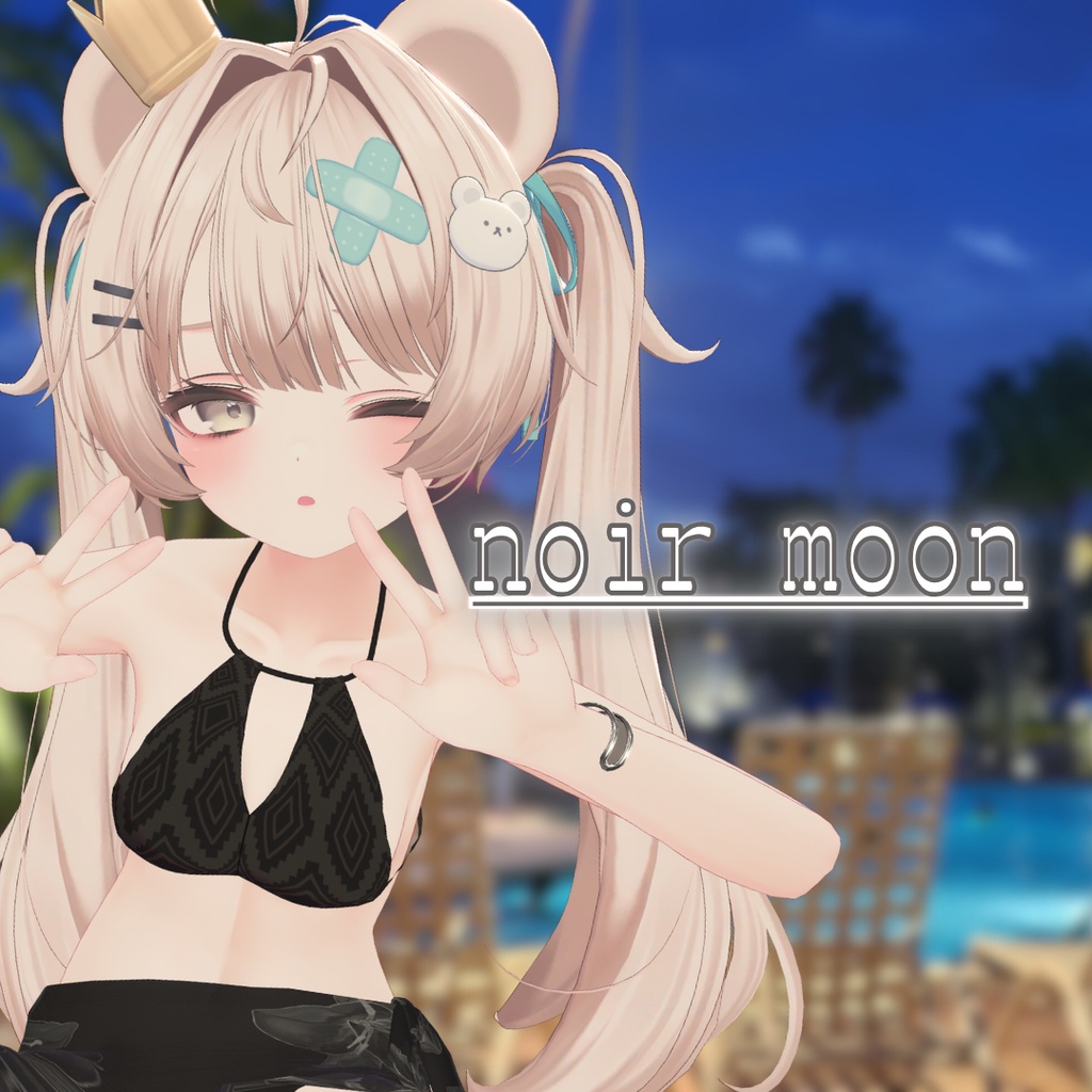 [3D衣装]🌙noir moon🌙【13アバター対応】
