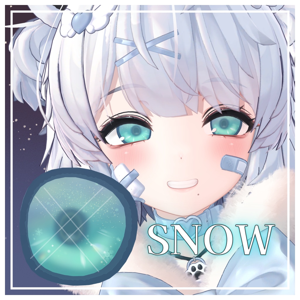 【９アバター】~SNOW~ eyeTexture 公開記念セール中