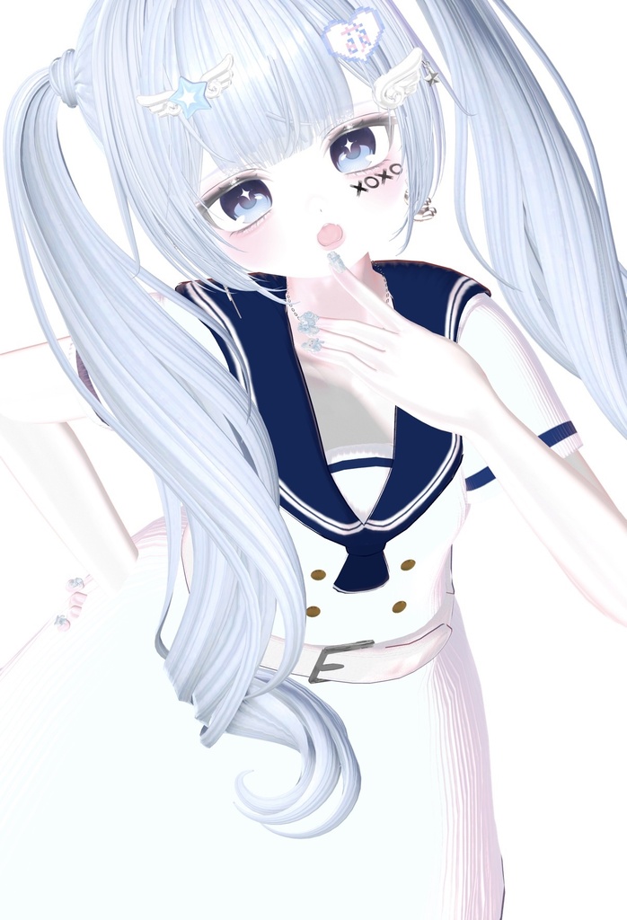 🎐公開セール中🎐【3D衣装】⚓夏色セーラー⚓ 複数アバター対応 MA適応済み