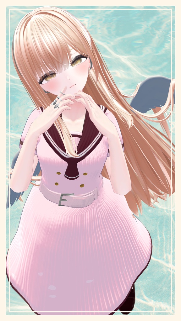 🎐公開セール中🎐【3D衣装】⚓夏色セーラー⚓ 複数アバター対応 MA適応済み
