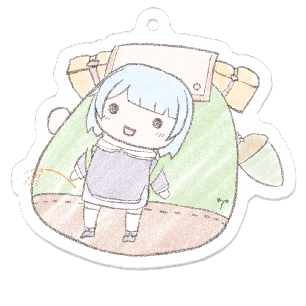葵あらん5周年記念　なんだか疲れちゃったキーホルダー