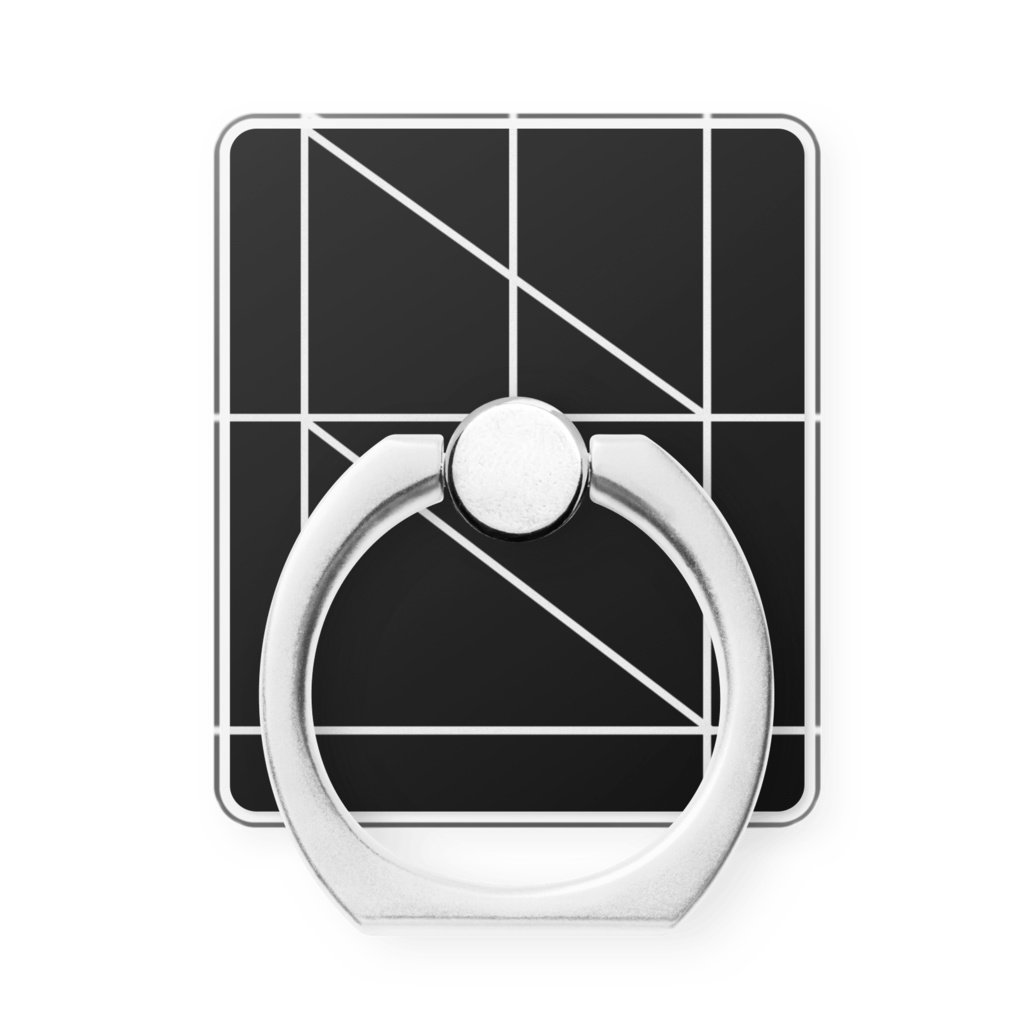 幾何学スマホリング