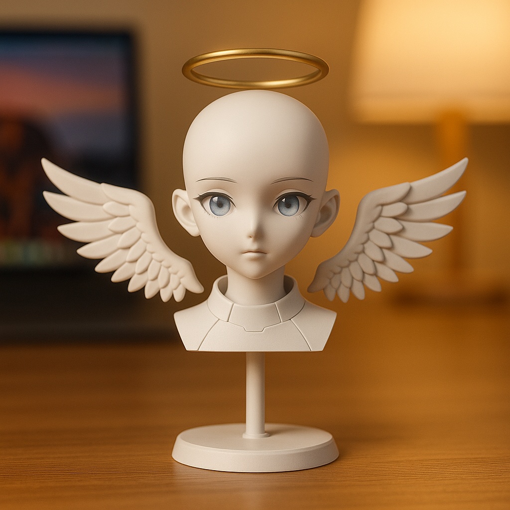 HEAD12 天使少女ヘッド(STLデータ)