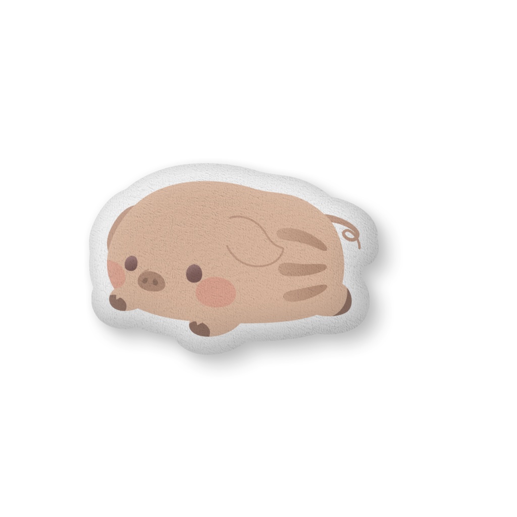 【桜川うり】うり坊ふかふかクッション