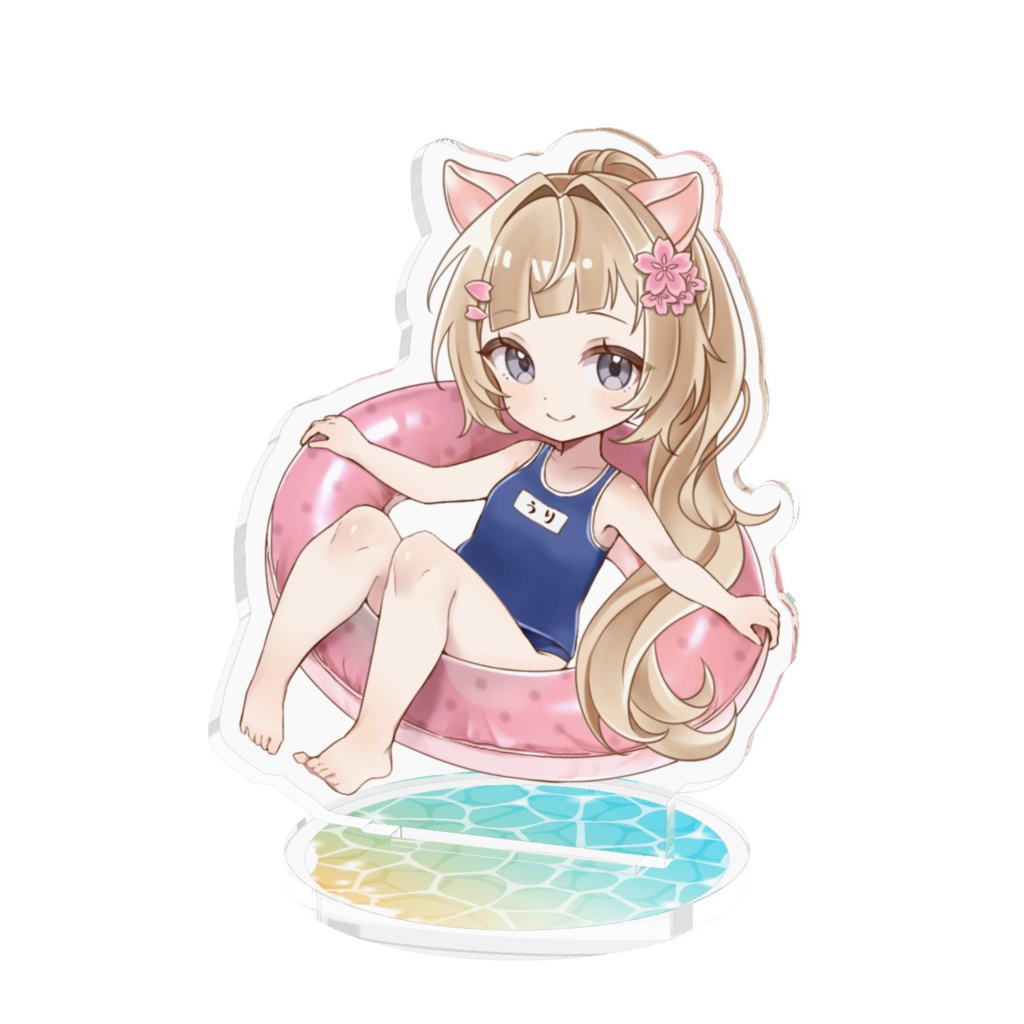 【期間限定販売】桜川うり 水着ミニキャラ アクリルスタンド