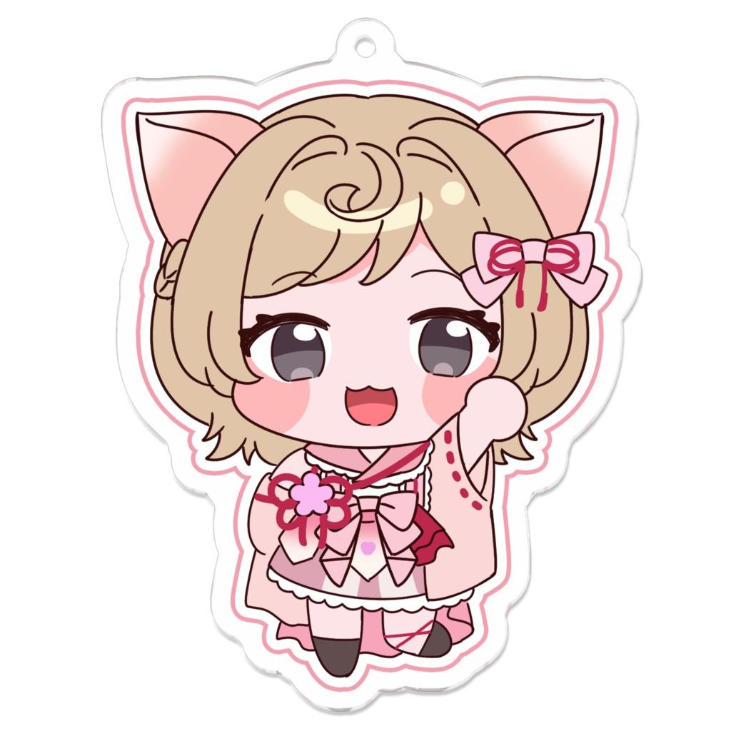 【桜川うり】新衣装ミニキャラキーホルダー