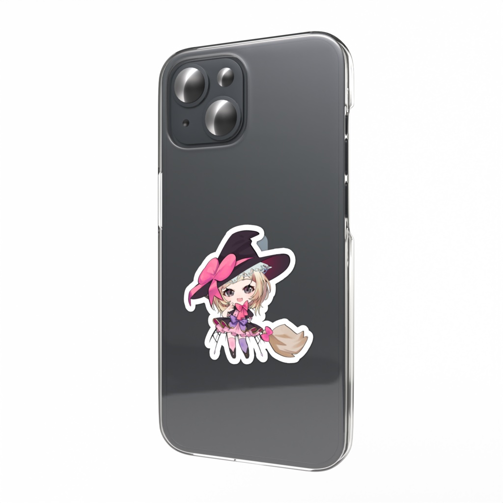 【期間限定販売】桜川うり 魔女っ子スマホステッカー