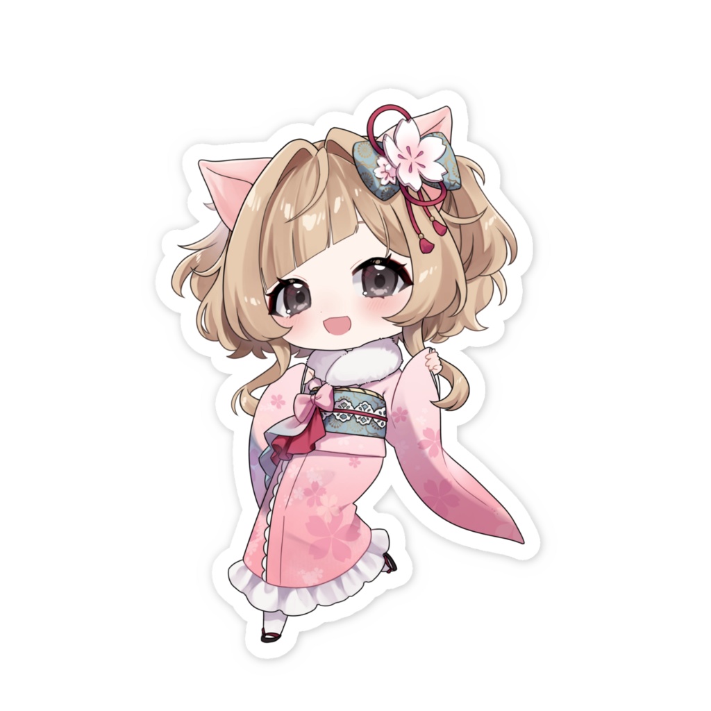 【期間限定販売】桜川うり 2026年 振袖スマホステッカー