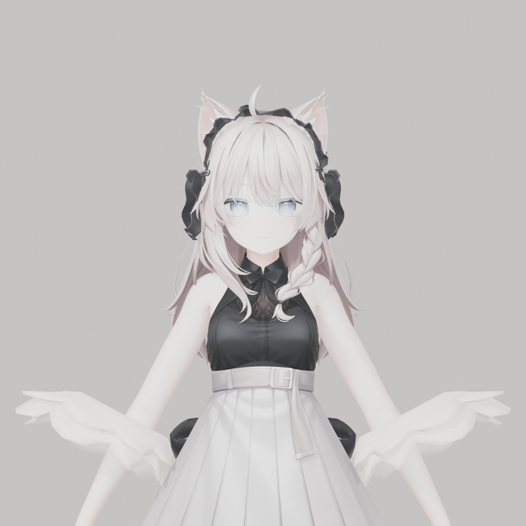 【しなの対応】ゴシックロリータ 小物3点セット（ヘッドドレス／バックリボン／袖フリル）- VOILE 03