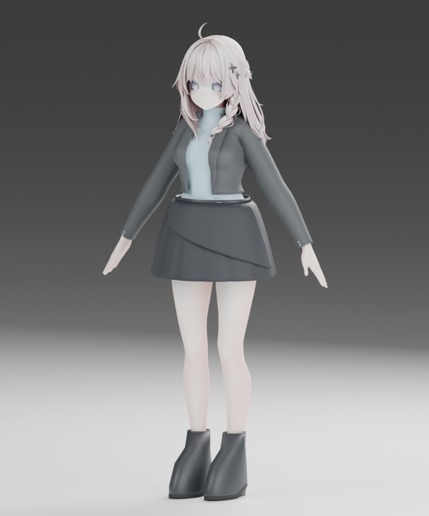 【しなの/ミルティナ/マヌカ/キプフェル対応】CITYLINE|ショートジャケット×アシメスカート - VOILE 25