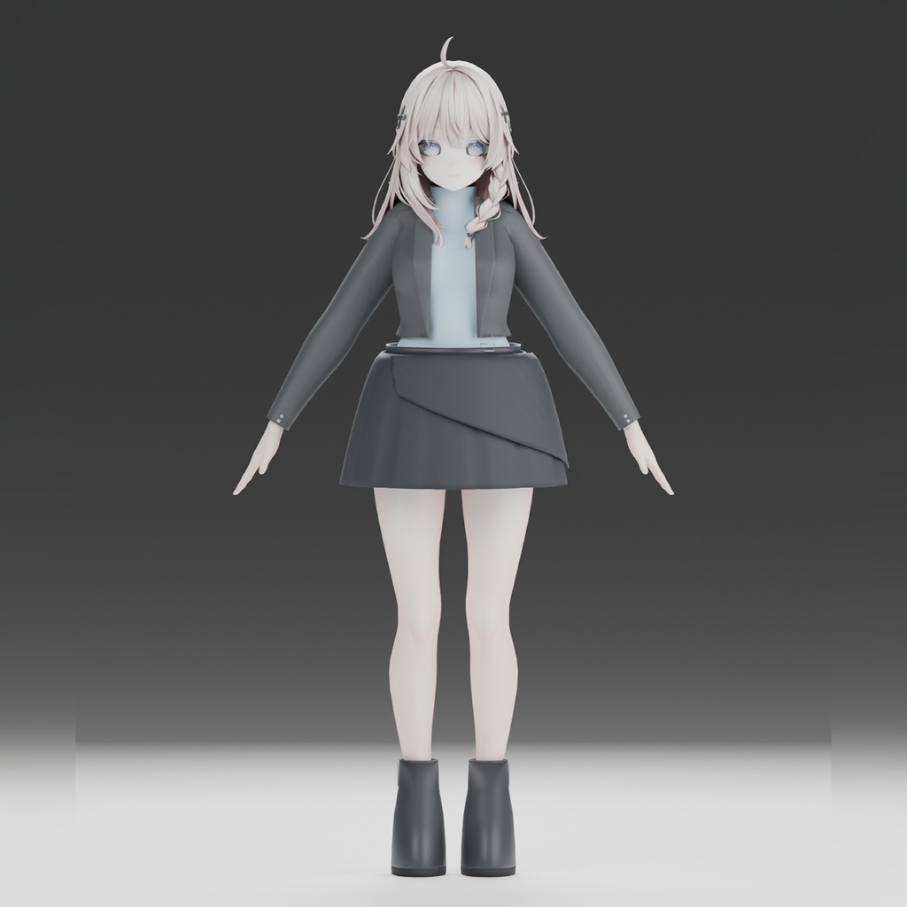 【しなの／ミルティナ／マヌカ／キプフェル対応】CITYLINE｜ショートジャケット×アシメスカート - VOILE 25