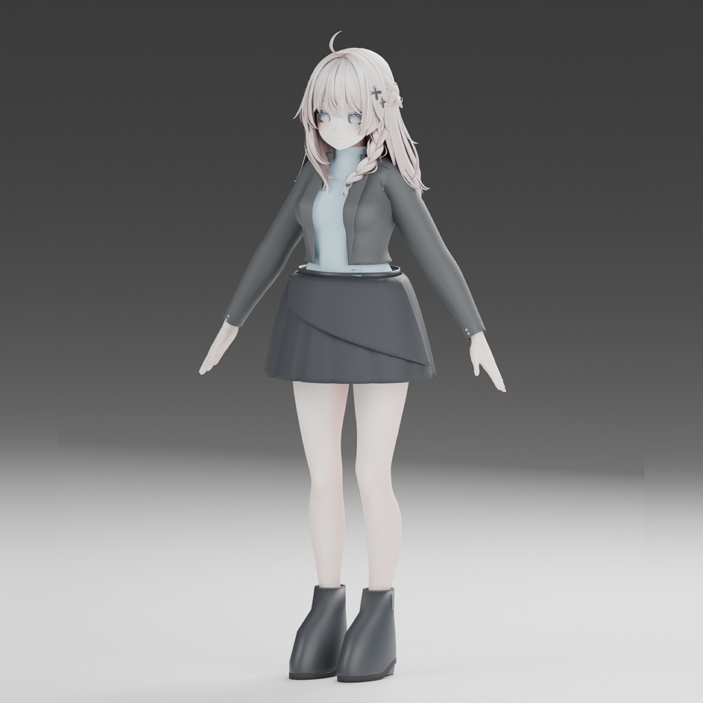 【しなの/ミルティナ/マヌカ/キプフェル対応】CITYLINE|ショートジャケット×アシメスカート - VOILE 25