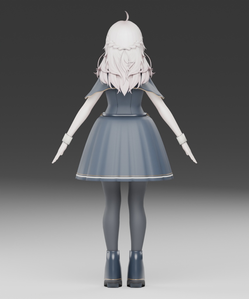 【しなの/ミルティナ/マヌカ/キプフェル対応】NOCTURNE ATELIER|ケープ付きクラシカルドレス - VOILE 26