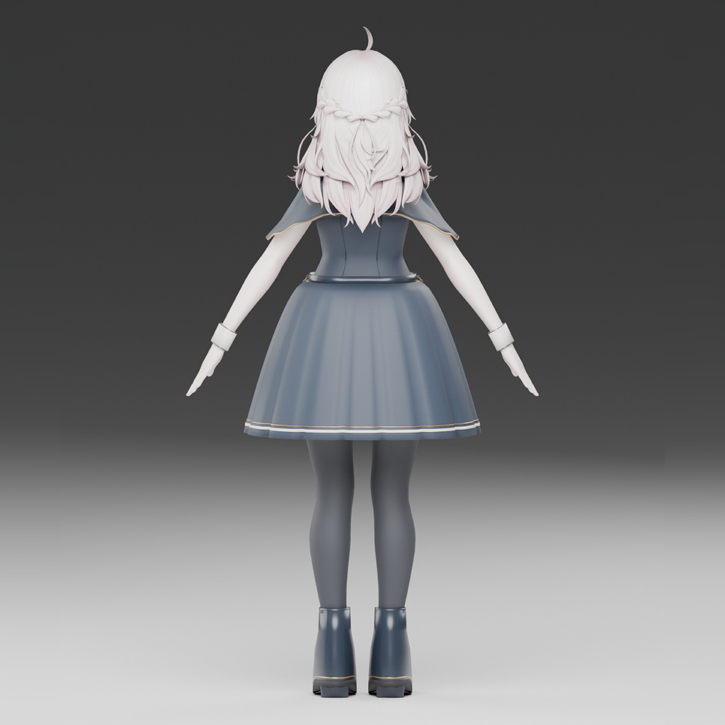 【しなの/ミルティナ/マヌカ/キプフェル対応】NOCTURNE ATELIER|ケープ付きクラシカルドレス - VOILE 26