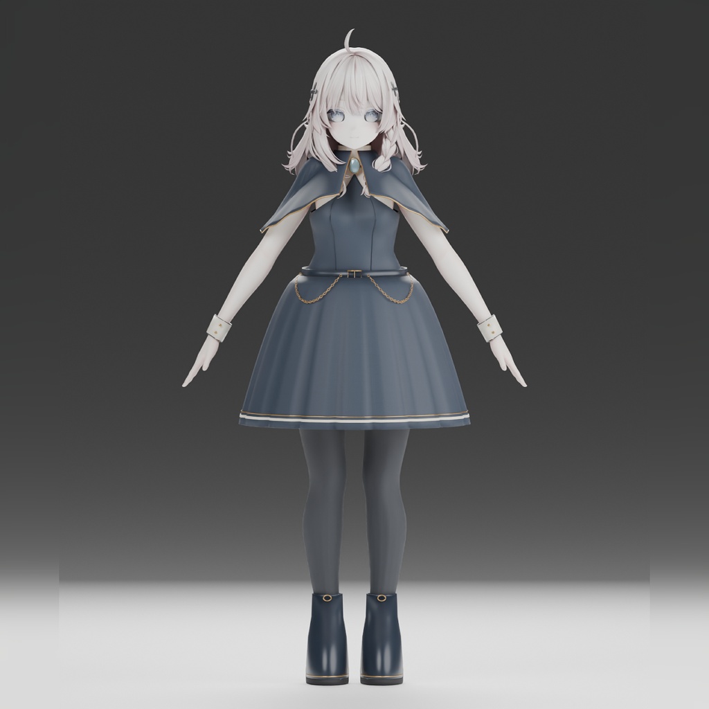 【しなの／ミルティナ／マヌカ／キプフェル対応】NOCTURNE ATELIER｜ケープ付きクラシカルドレス - VOILE 26
