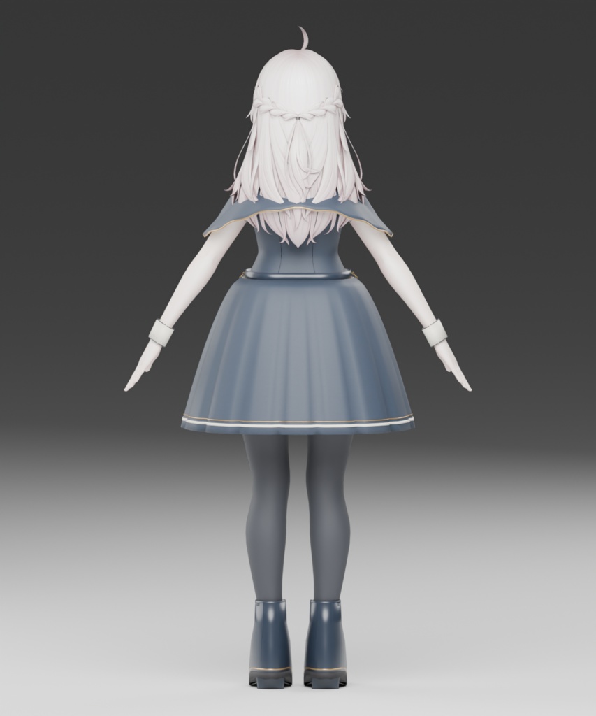 【しなの対応】ATELIER01 — Nocturne Atelier|ケープ付きクラシカルドレス - VOILE 26