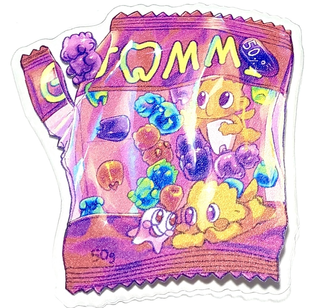 もちもち歯の妖精ステッカー①