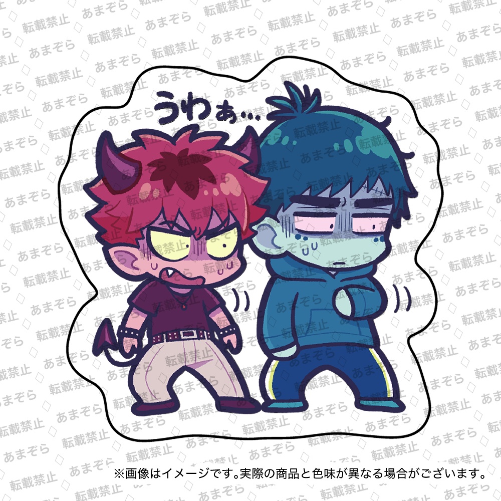 ホログラムステッカー/ゴウタ&ラグ(兄悪魔と弟ゾンビ)