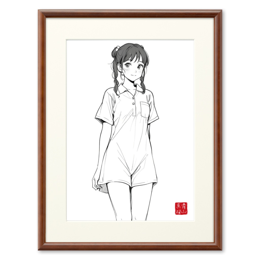 青山真桜作品93（複製画）