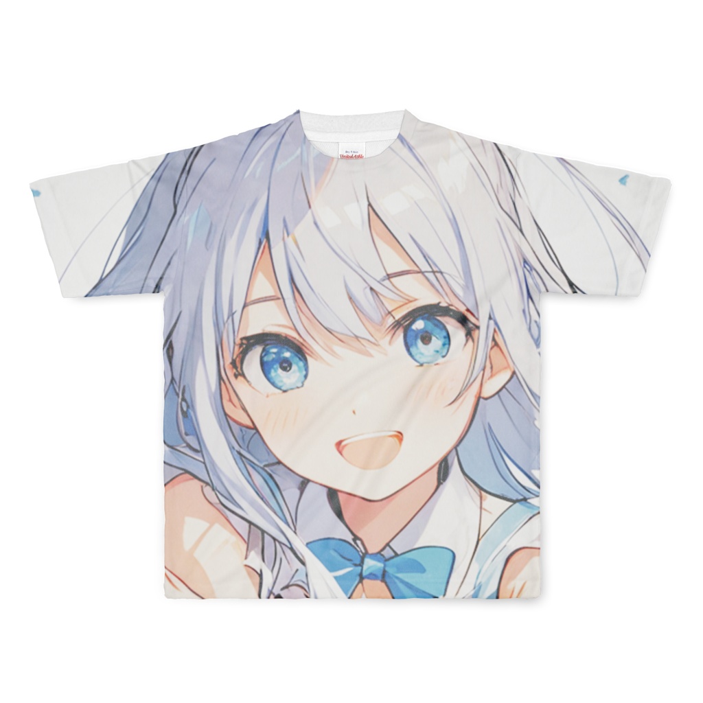 青山真桜作品801（フルグラフィックTシャツ - L - 正面印刷のみ）