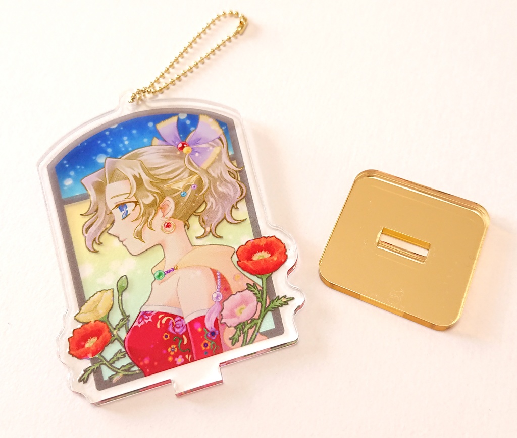 【在庫少】ティナ アクリルスタンド・キーホルダー 「雪の夜・蘇る緑」