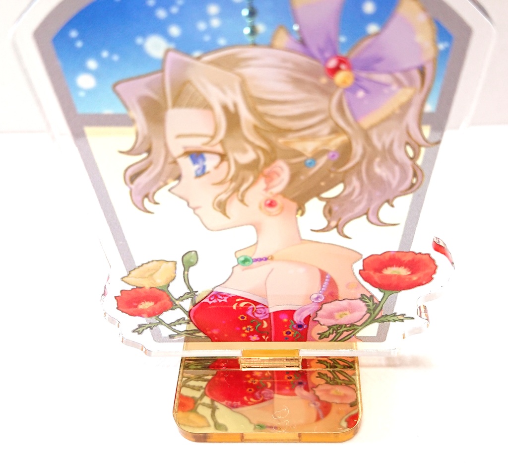 【在庫少】ティナ アクリルスタンド・キーホルダー 「雪の夜・蘇る緑」