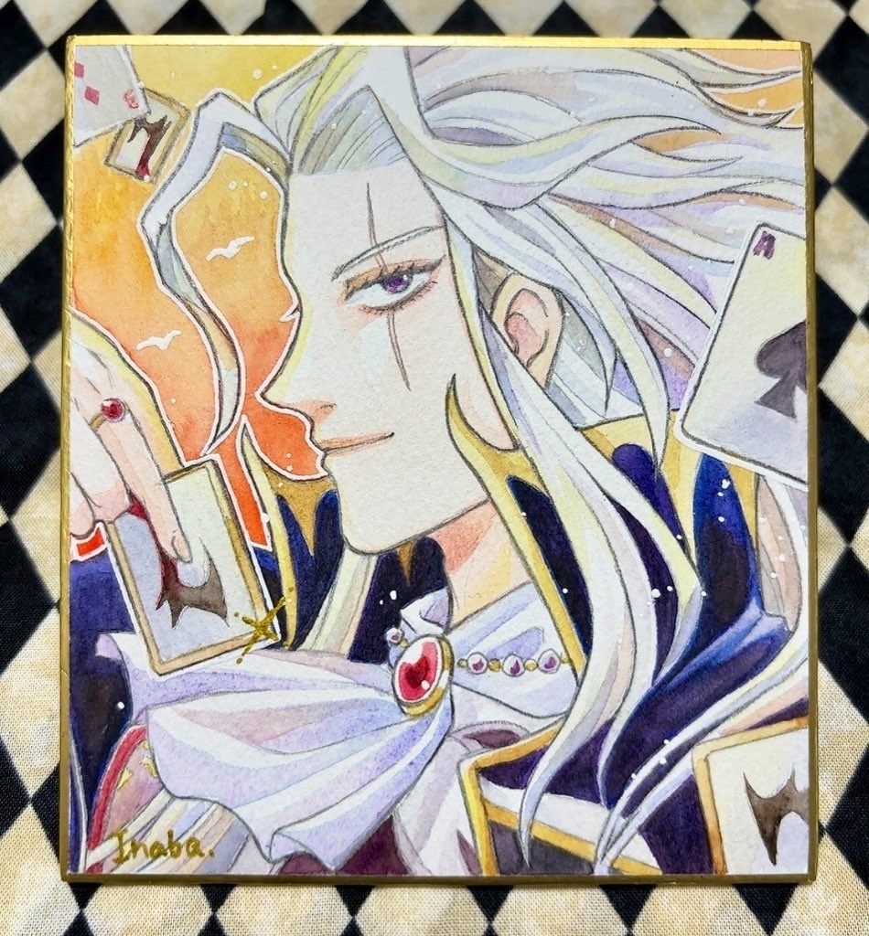 FF6 ミニ色紙原画