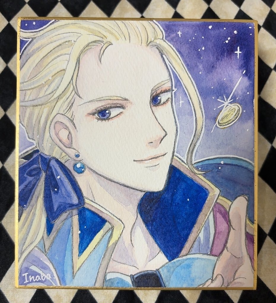 FF6 ミニ色紙原画