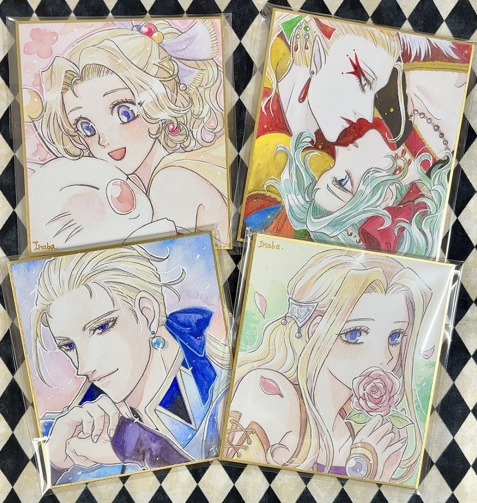 【第2弾】FF6ミニ色紙原画