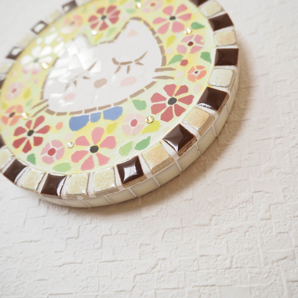 タイルクラフトの壁掛け(動物)