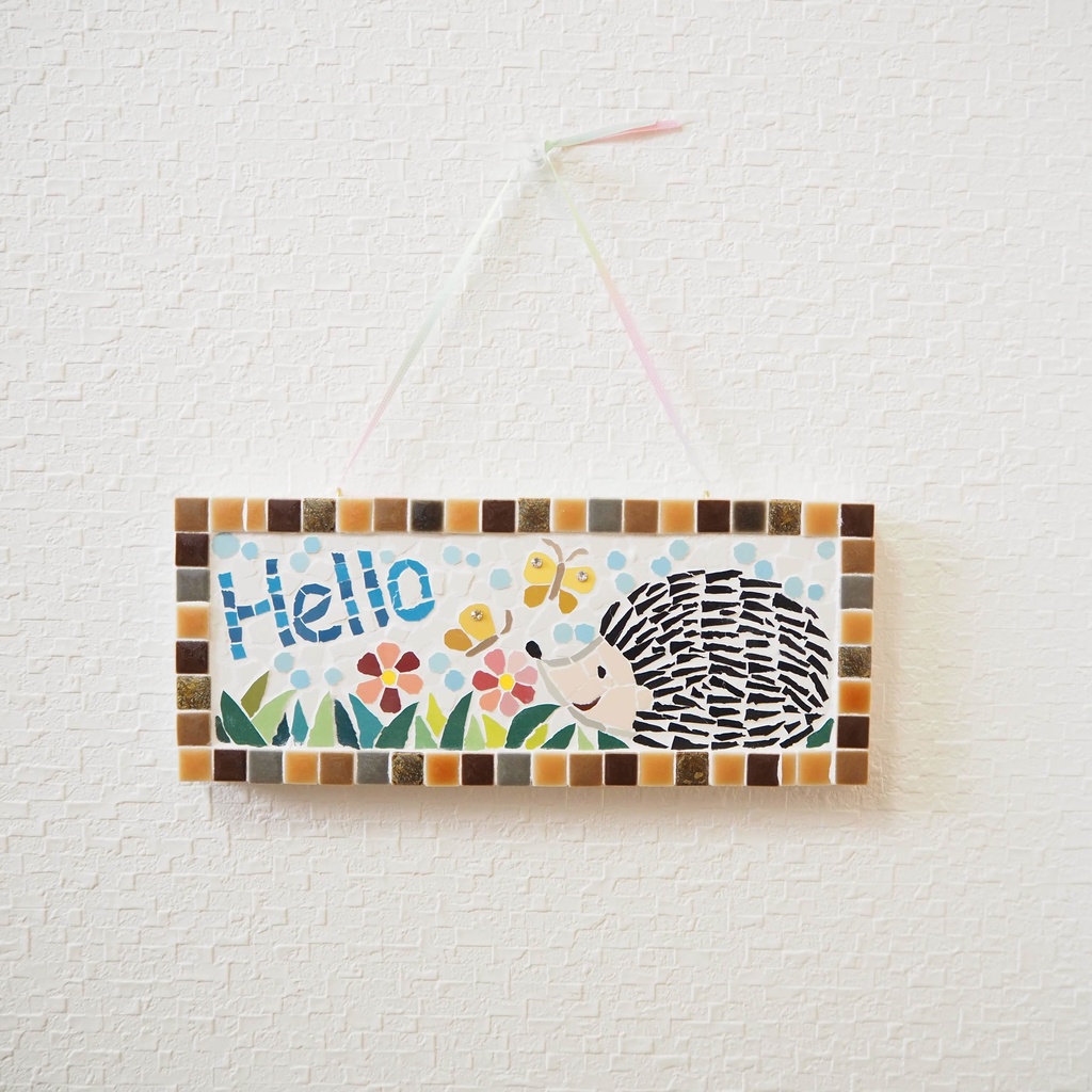 タイルクラフトの壁掛け(動物)