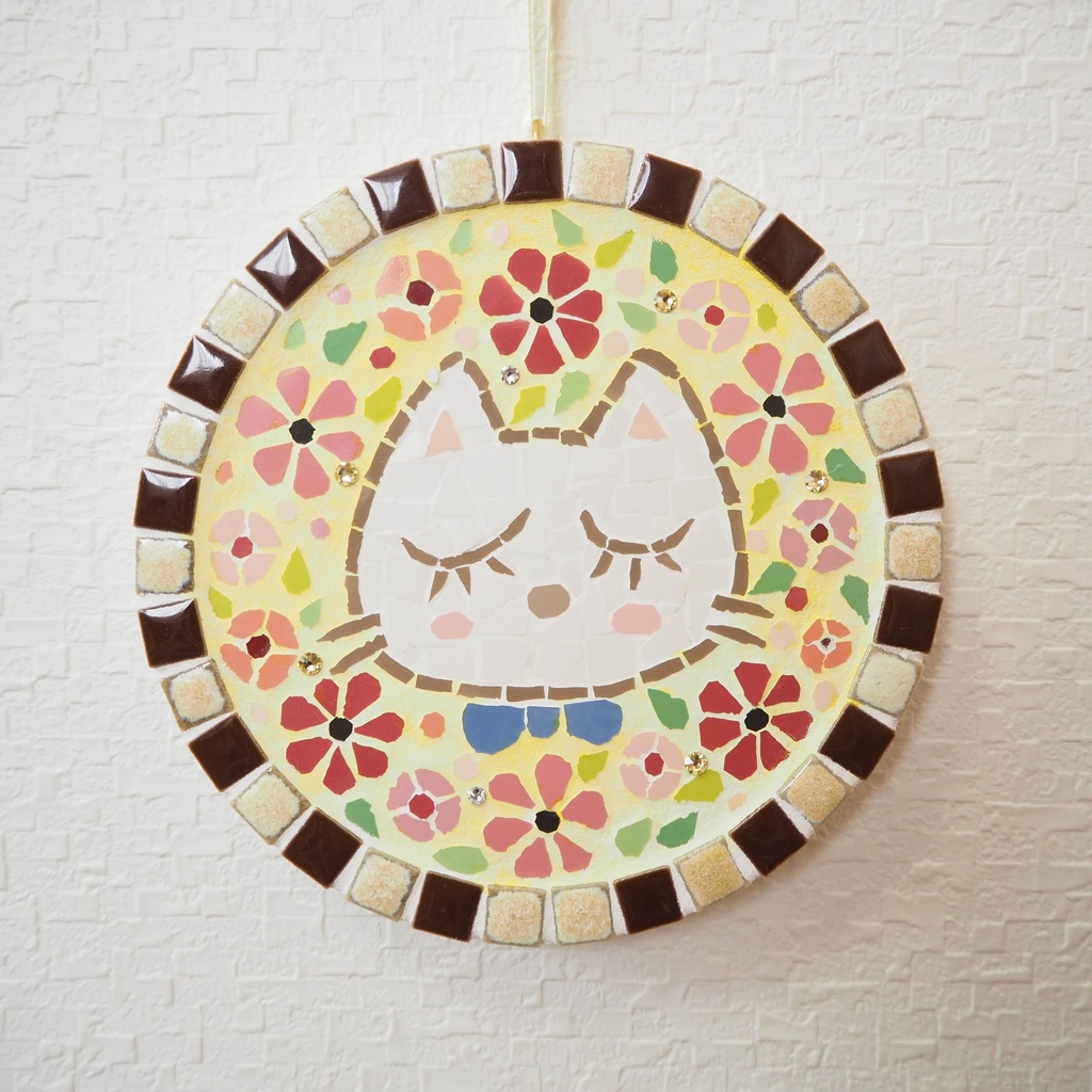 タイルクラフトの壁掛け(動物)