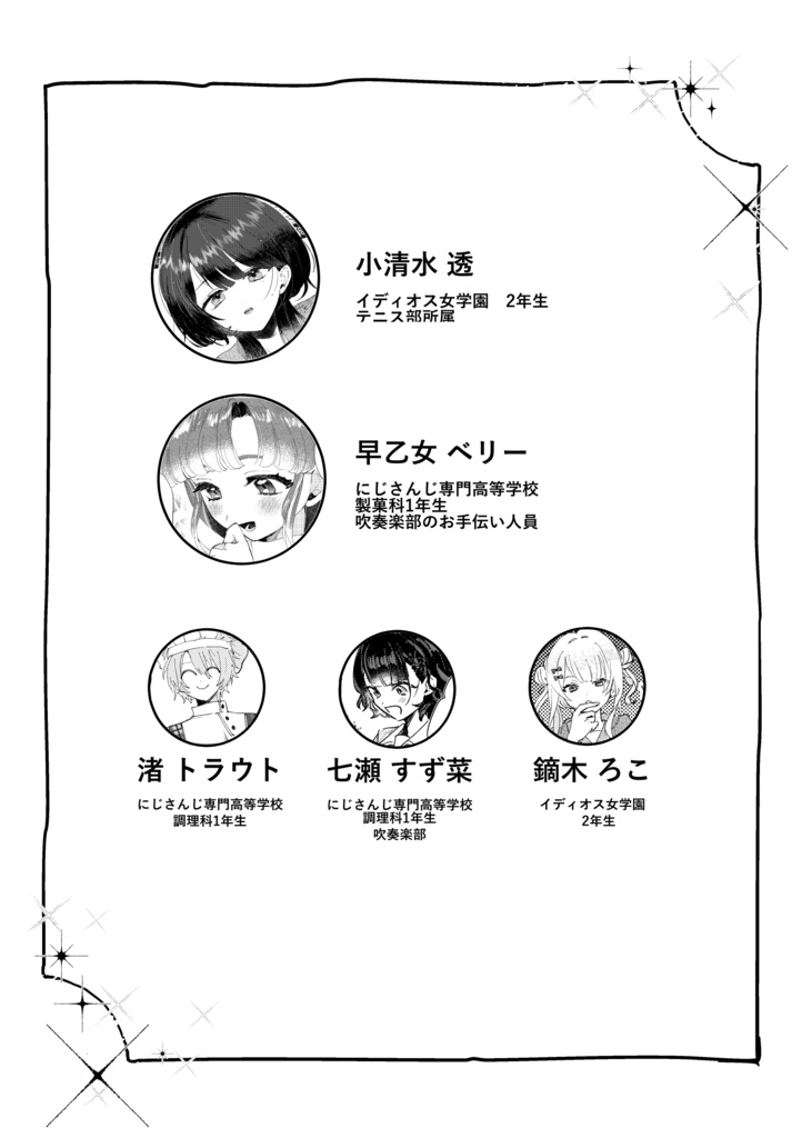 にじそうさく10頒布 既刊【meli-melo!】