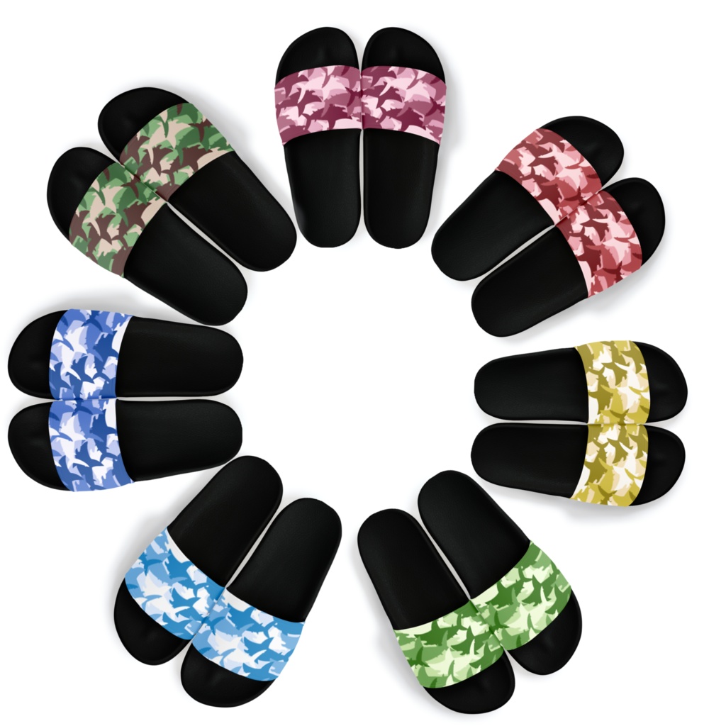 サ迷彩サンダル［SUZURI館商品］