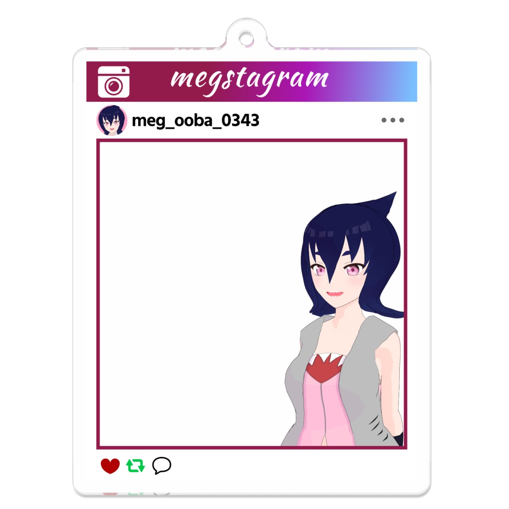 【おでかけSNS風アクキー】