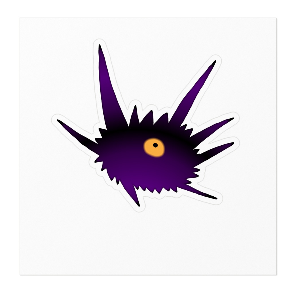 ゆるガンガゼ(ウニ)ステッカー