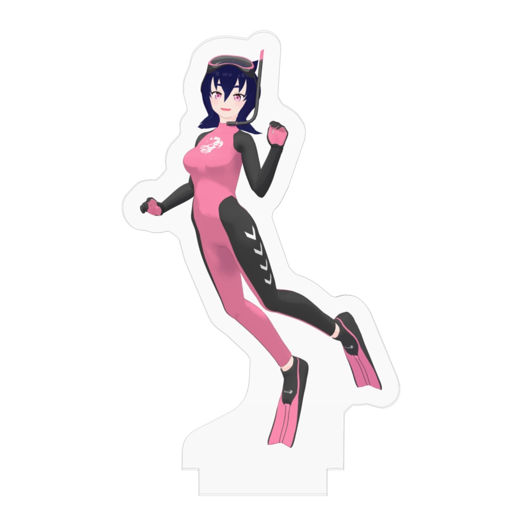 ダイビングスーツメグ-アクリルフィギュア