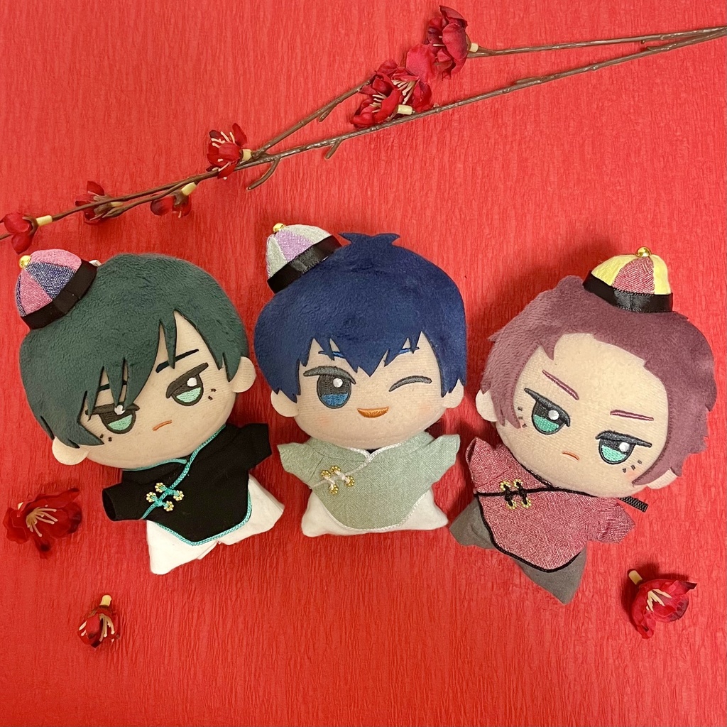 みに!チャイナ帽子【10〜12cmぬい用】