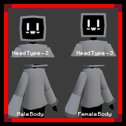 Low Poly FOX Pilot Base ローポリFOXパイロットベース