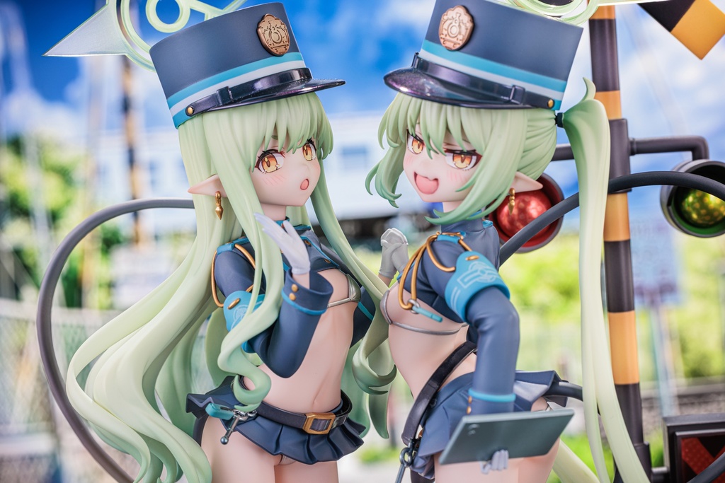 ブルーアーカイブ 橘ヒカリ&橘ノゾミ 未塗装未組み立てガレージキット