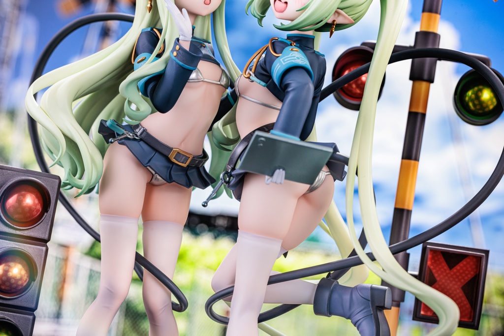 ブルーアーカイブ 橘ヒカリ&橘ノゾミ 未塗装未組み立てガレージキット