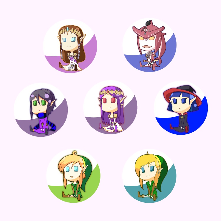 ぽえちょこ 缶バッジ ゼルダの伝説 幸サク Booth